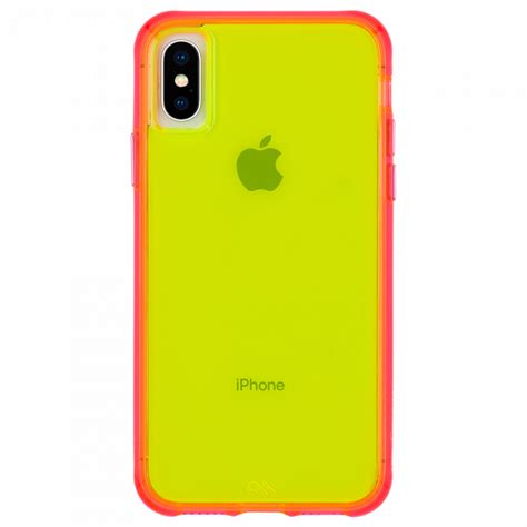 Tough Neon - iPhone XS / iPhone X | Iphone, Pink iphone cases, Pink iphone