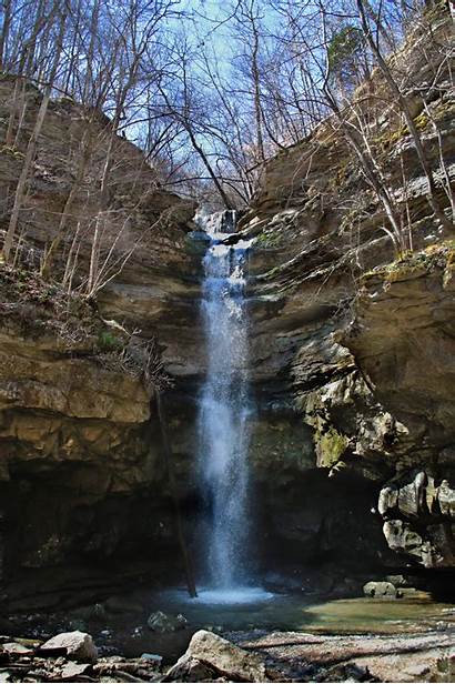 Creek Lost Falls Waterfall Natural State Inside