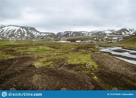 Landscape Of Landmannalaugar Iceland Highland Stock Image Image Of