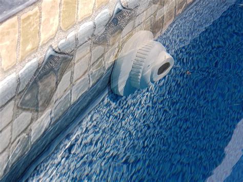 White Plastic Swimming Pool Nozzle Eyeball Fitting Wall Return And