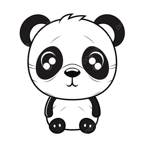 Cute Panda Bear Drawing Printable Outlines Clip Art Bear Drawing