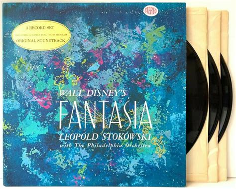 Fantasia Stokowski Walt Disney S WDX 101 Vintage LP Vinyl Record