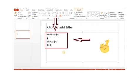 How To Subscript And Superscript In Powerpoint Subscript And Superscript