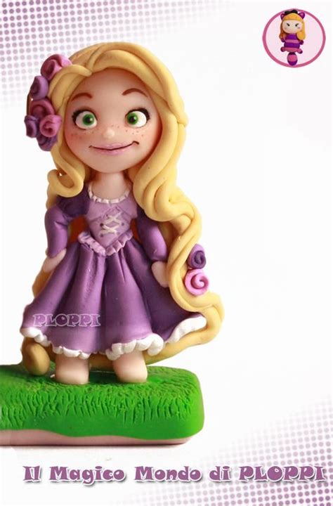 tangled rapunzel figure clay polymer clay disney fimo clay polymer clay projects polymer
