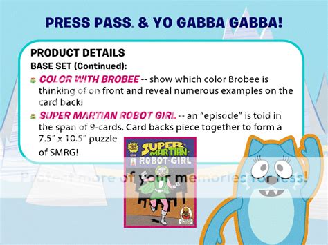 2012 press pass yo gabba gabba blowout cards forums