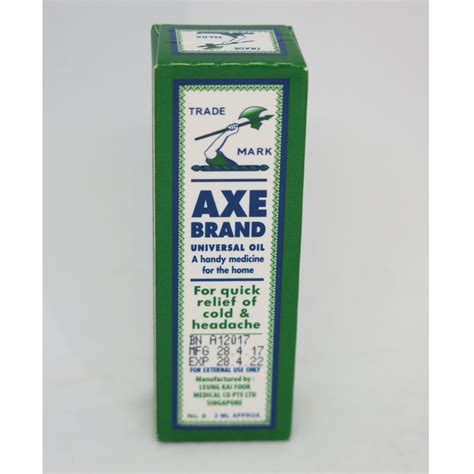 Axe brand universal oil home first aid headache pain insect bites colic relief. Axe Brand Universal Oil Medicated Oil 10ML | Shopee Singapore