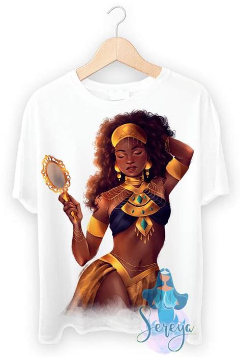 Comprar Camiseta Oxum Na Cachoeira Sereya Camisetas De Umbanda