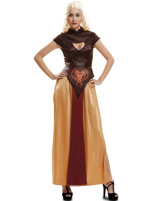 Womens Warrior Queen Of Dragons Costume Express Delivery Funidelia