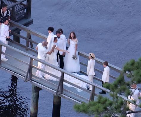Jennifer Lopez and Ben Affleck's kids match in white at wedding
