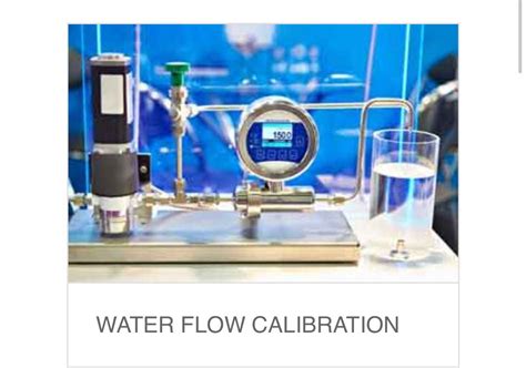Pin On Water Flow Meter Calibration