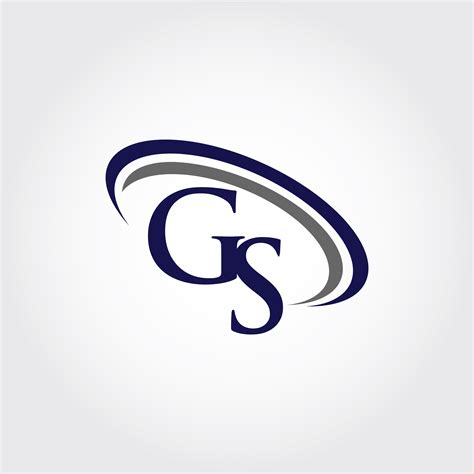 Monogram Gs Logo Design By Vectorseller Thehungryjpeg