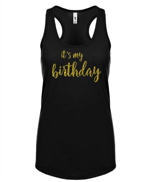 It's My Birthday Tank, Birthday Tank, Birthday Shirt, Birthday Party Tank, Birthday Party Shirt ...