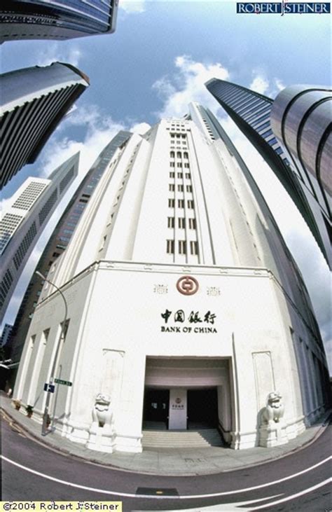 Front View Of Bank Of China Building Image Singapore