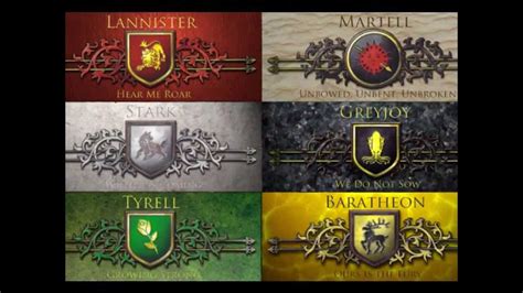 The six kingdoms, formerly known as the seven kingdoms, is the name given to the realm that controls southern westeros and its numerous offshore islands, ruled by the king of the andals and the first men from the red keep in the city of king's landing. Game of Thrones - Houses of the seven Kingdoms! - YouTube