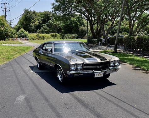 1970 Chevrolet Chevelle Ss 454450 Hp Th400 Automatic Shadow Gray For