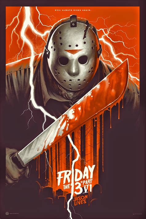 Mondo To Offer New Poster Print For Jason Lives Friday The Th Part Friday The Th The