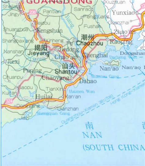Map Of Fujian Province China