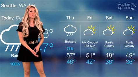 Seattle Weather Outlook December 10 2014 Sabrina Reese Youtube