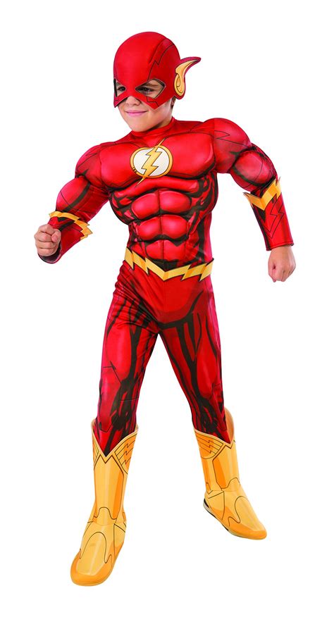 Justice League Adult Deluxe Flash Costume Ubicaciondepersonascdmxgobmx