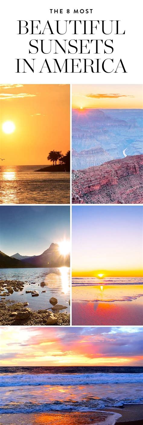 The 8 Most Beautiful Sunsets In America Best Sunset Beautiful Sunset