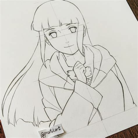 My Sketch Of Hinata Hyuga Rnaruto