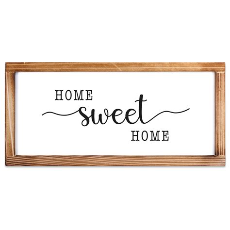Home Sweet Home Sign Rustic Farmhouse Decor For The Home Sign Wall