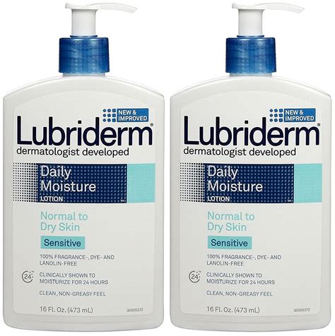 Lubriderm Sensitive Skin Therapy Moisturizing Lotion For Dry Skin 16 Oz