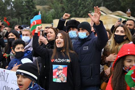 Azerbaijani People Celebrate Liberation Of Agdam Anadolu Ajansı