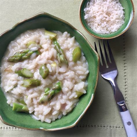 Asparagus Risotto With White Truffle Butter