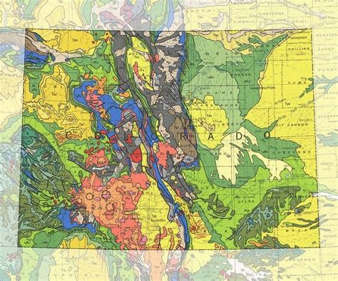 Geologic Maps Of The United States Colorado Map Map United States Map