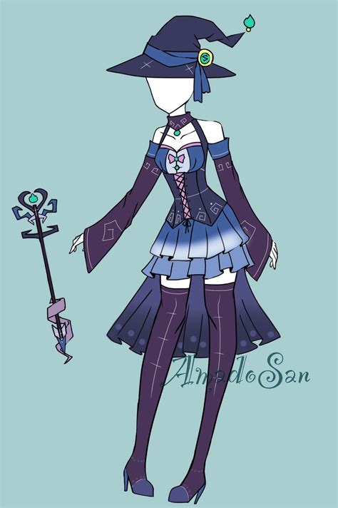 Witch Outfit Adoptable Closed Dessins De Costumes Costumes De