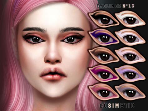 The Sims Resource Cosimetic Eyeliner N13