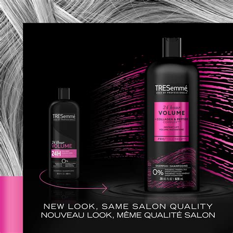 24 Hour Volume Shampoo For Fine Hair TresemmÃ© Canadafrancais
