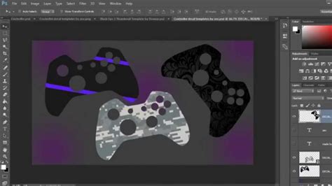 Xbox One Controller Decal Template Wdownload Youtube