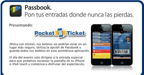 Compra Tus Boletos En Eticket Utilizando Passbook