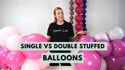 Single Vs Double Stuffed Balloons Whats The Difference Youtube