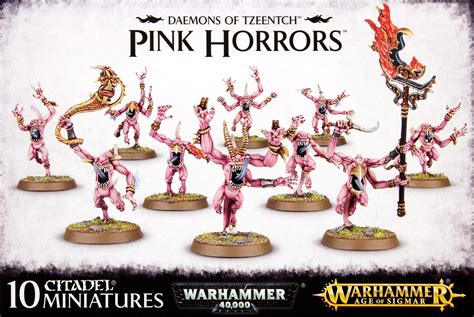 Tzeentch Daemons Pink Horrors At Mighty Ape Nz