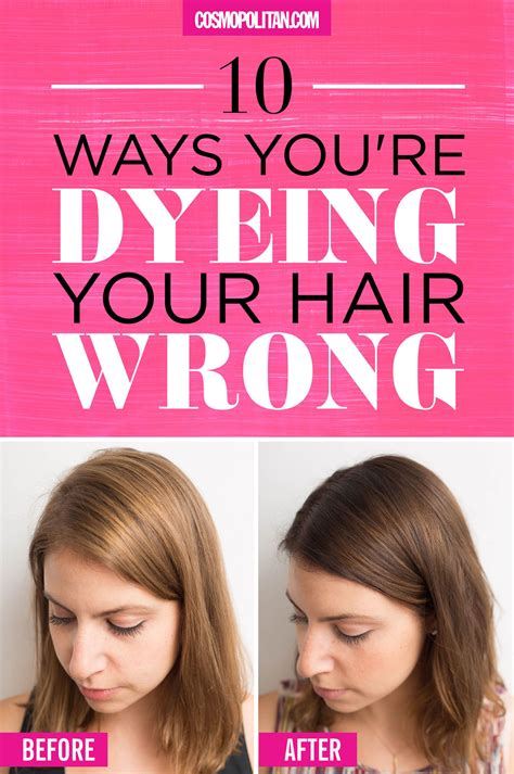 10 Ways Youre Dyeing Your Hair Wrong Best Hair Dye At Home Hair