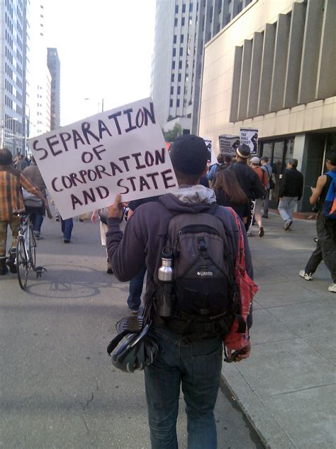 occupysf march separation of corporation and state sim… flickr