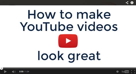 And remember that you can still make excellent content in the meantime as you work your way towards. How to Make YouTube Videos Look Great | Workshed