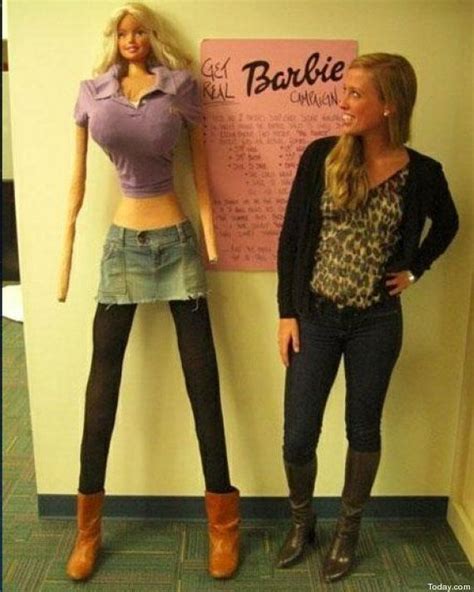 If Barbie Were To Be Created Into A Life Size Figure Her Measurement Ratio Would Appear As