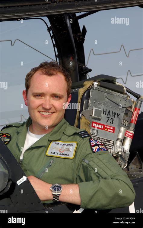 Pilot Matt Barker Raf Royal Air Force Solo Bae Hawk Air Display Pilot