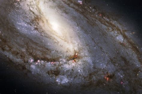 La Galaxia Espiral Ngc 1672 Desde El Hubble Imagen Astronomía Diaria