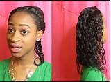 How to get waves without any heat on relaxed & natural hair. How to Flat Twist Relaxed Hair - YouTube
