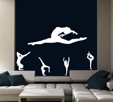 Set Of Gymnasts Decals Wall Stickers Store Uk Shop