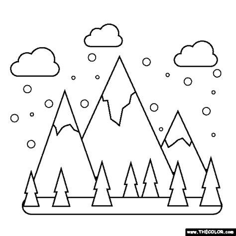 Winter Wonderland Coloring Pages