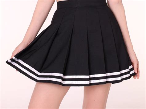 Ready To Post Black Cheerleading Skirt Glitters For Dinner Cheerleader Skirt Cute Skirt