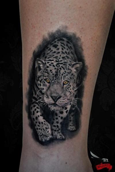 Crawling Leopard Realistic Tattoo By Black Ink Studio Best Tattoo