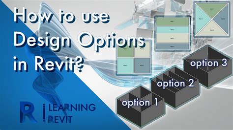 How To Use Design Options In Revit Tutorial For Beginners Youtube