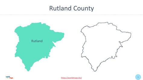 Uk England Rutland Map Free Download Powerpoint Templates